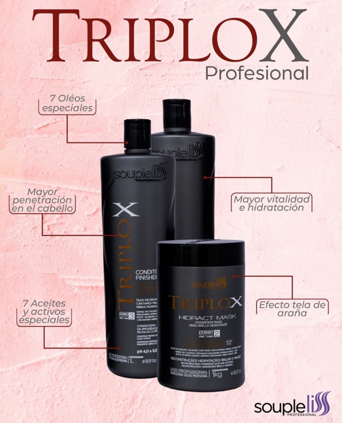 SOUPLELISS TRATAMIENTO TRIPLE X RESTAURACIÓN